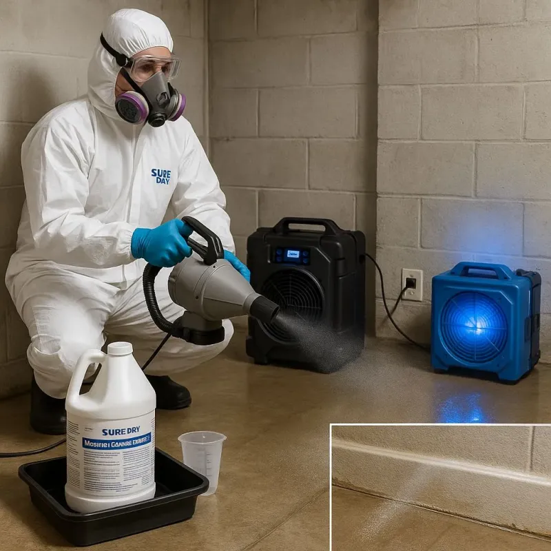 Sanitization and Odor Removal process in Alvord, TX