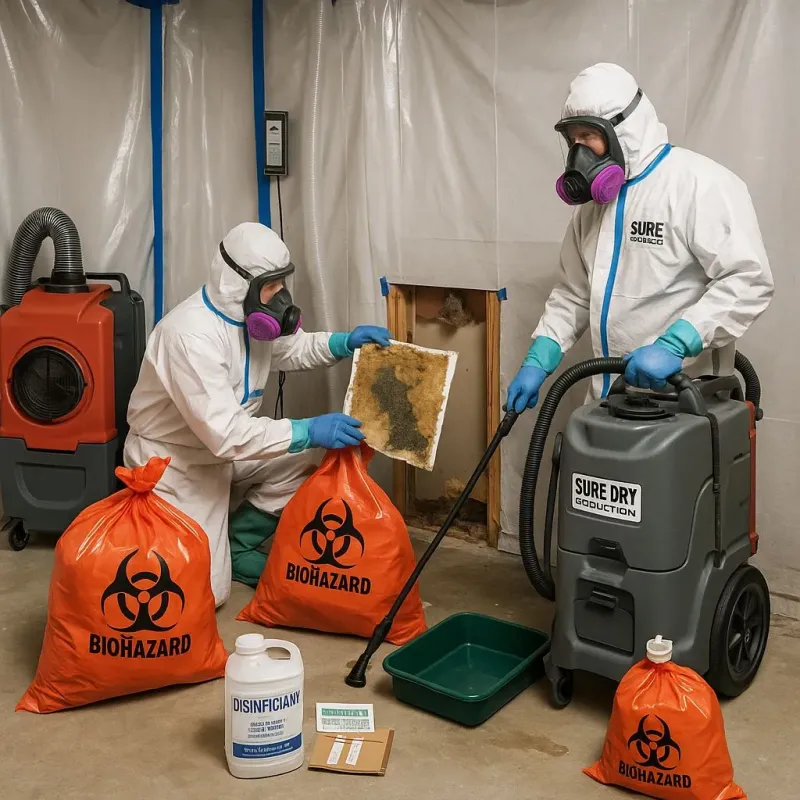 Contaminated Water Handling Protocols process in Alvord, TX