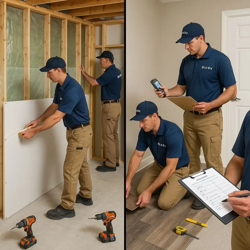 Repairs and Reconstruction process in Alvord, TX