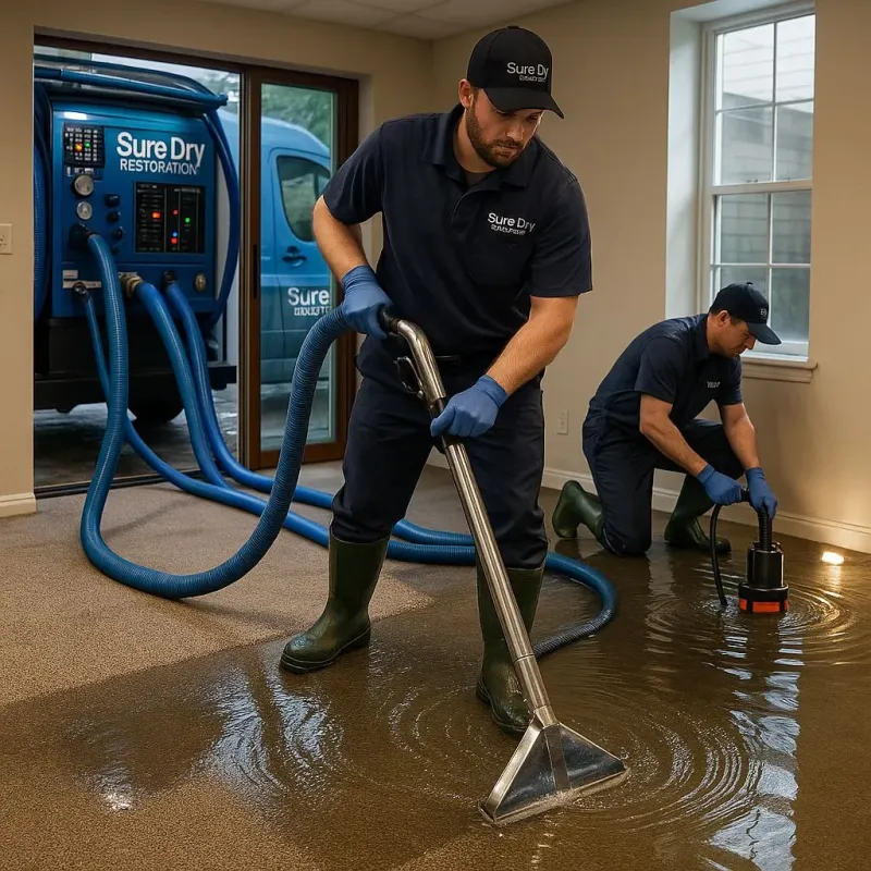 Water Extraction and Removal process in Alvord, TX